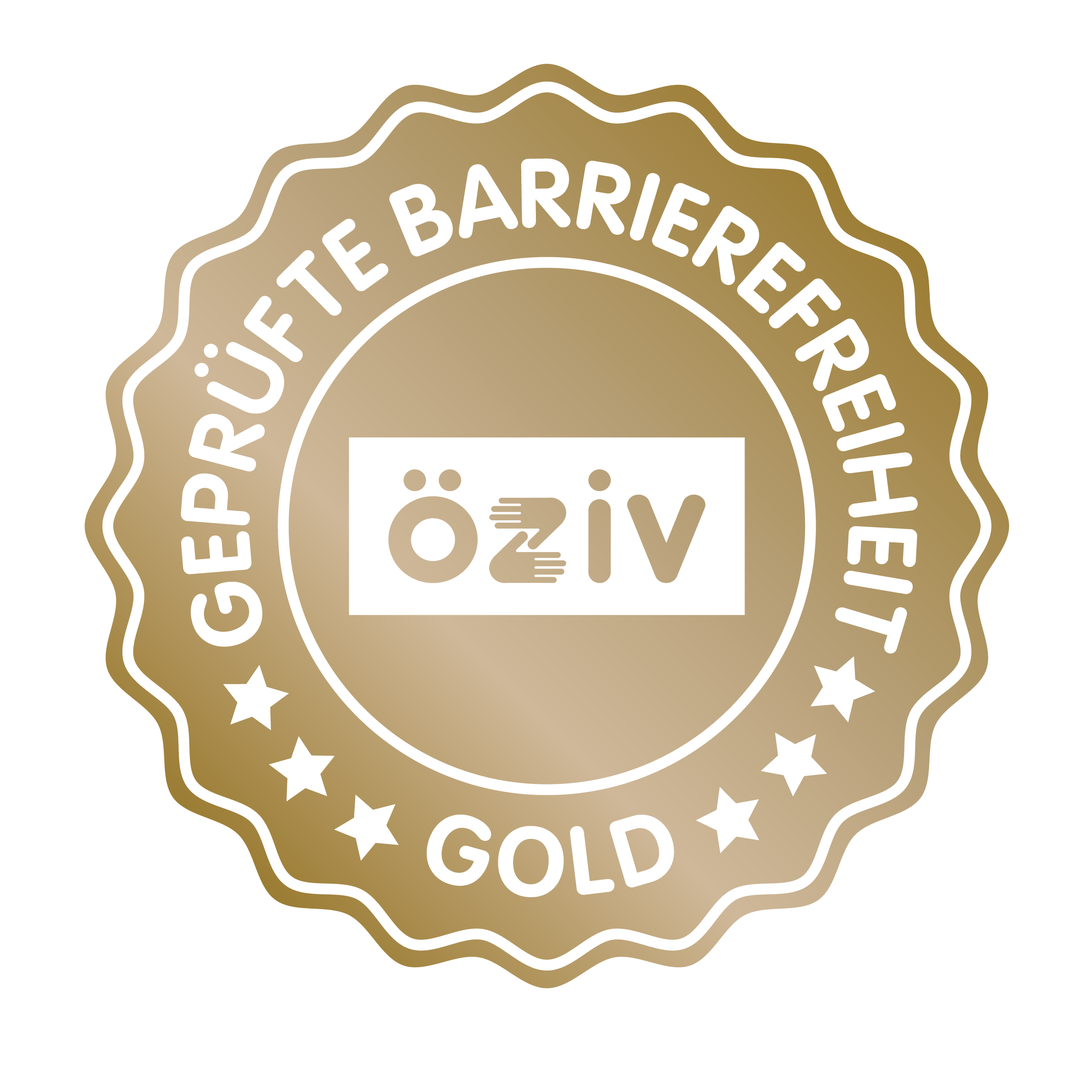 ÖZIV Gütesiegel für Barrierefreiheit Gold