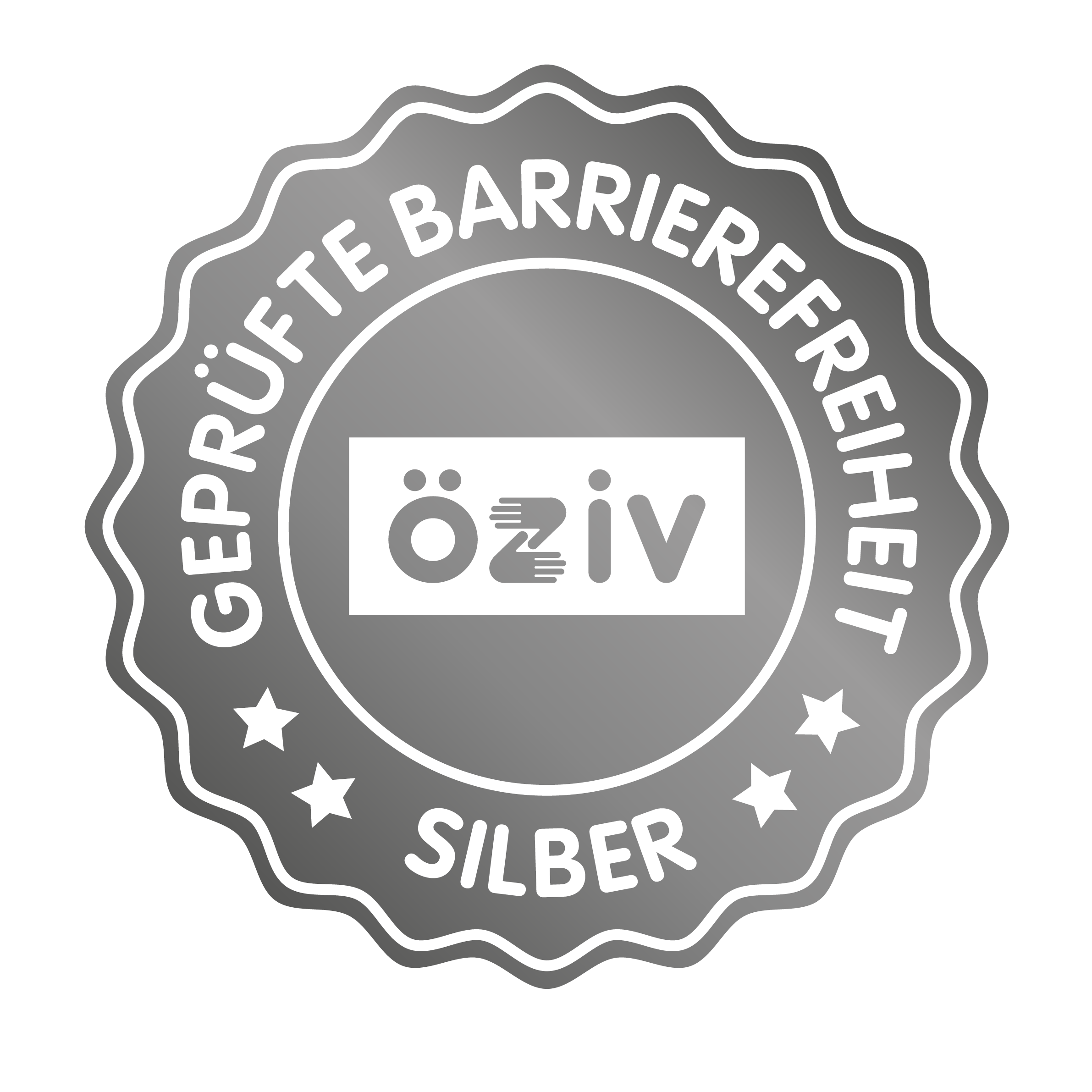 ÖZIV Gütesiegel für Barrierefreiheit Silber